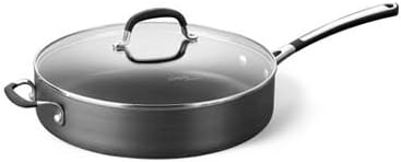 Simply Calphalon Nonstick 3-Quart Saute with Glass Lid