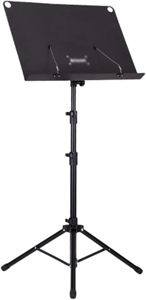 OSCCAR Music Stand Dual-Use Professional Portable Foldable Sheet Music Stand Book Stand with Microphone Stand Holder and Carry Bag Projector Stand Sheet Music Stand