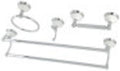 Kingston Brass BAK1113478C Victorian 4-Piece 24-Inch Dual Towel Bar Bathroom Accessory Set in Polished Chrome