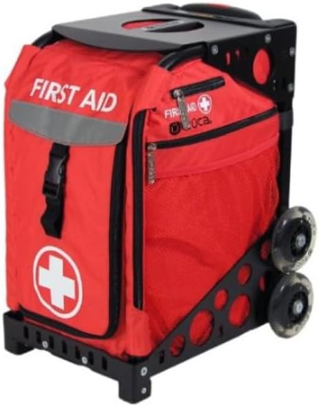 Zuca Sport Insert Bag, First Aid (Red with White Cross) w/ Sport Frame Black
