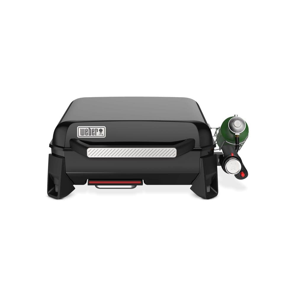 Weber Slate Griddle 1-Burner Propane Gas Portable 17 in. Flat Top Grill in Black 1500531