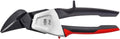 Bessey D39ASS Right Hand Shape and Straight Cutting Snips, Black/Red, 230 mm