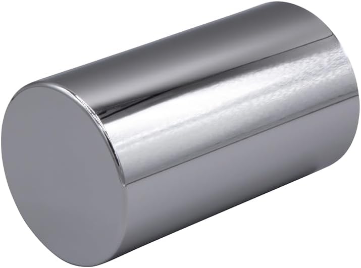 Mytee Products 120 Pcs Chrome ABS Plastic Cylinder Lug Nut Covers 33mm Thread-on Design 3-1/2'(H)- Lug Wheel Axle Nut Covers for Semi Truck, Frightliner, Volvo - Replaces # TNUT-F2L Truck Accessories