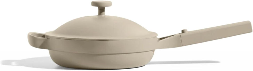 Our Place Mini Always Pan | 8.5' Ceramic Pan with Modular Lid & Beechwood Spatula | Patented 10-in-1 Nonstick, Non-Toxic Cookware Made Without PFAS | Induction & Oven-Safe up to 450°F | Steam