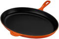Le Creuset Enameled Cast-Iron 15.75 Inch Oval Skillet, Flame