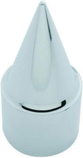United Pacific 10779B - Wheel Lug Nut Cover - 1.5' X 4 1/4' Chrome Plastic Stiletto Nut Cover - Push-On