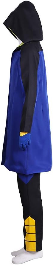 CosplayDiy Men's Suit for Static Shock Cosplay Static Costume Full Set Adult Canival Party Fancy Dress Outfit