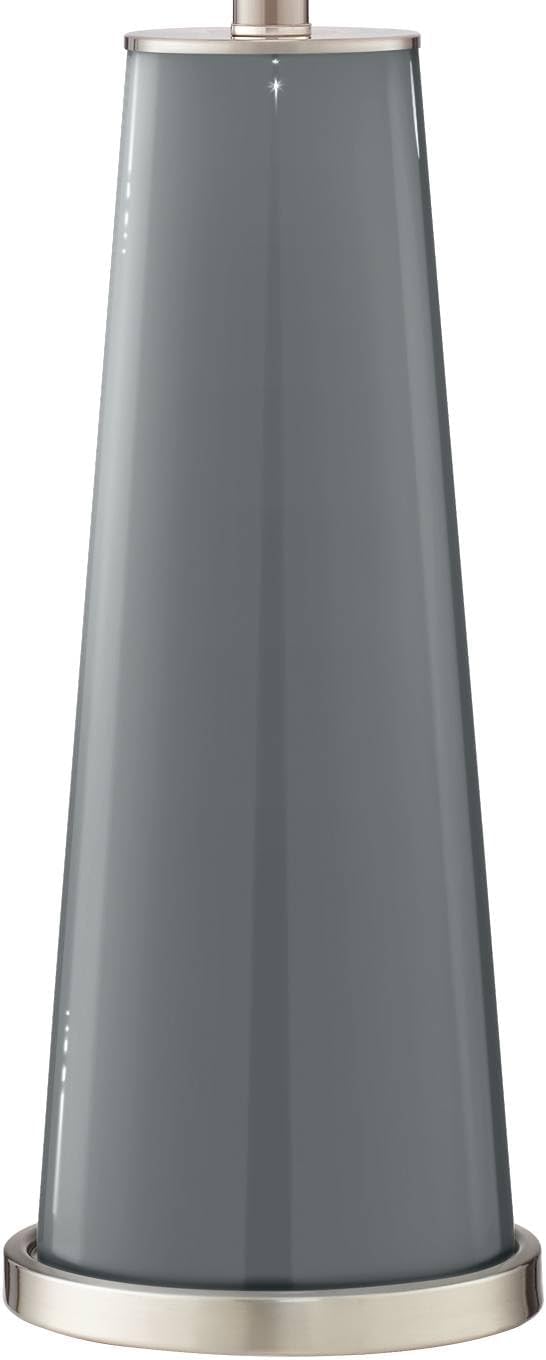 Color + Plus Leo 29 1/2' Modern Glass Software Gray Table Lamps Set of 2