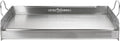 LITTLE GRIDDLE 100% Stainless Steel Griddle with Even Heat Cross Bracing and Removable Handles - For Grills, Camping, Tailgating, Silver, 25' x 16' x 6.5'