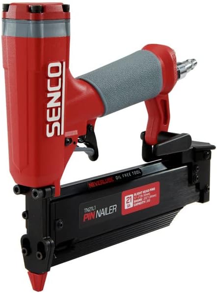 Senco TN21L1 21 GA Pneumatic Pin Nailer, 5/8 inch - 2 inch, for Cabinets, Trim and Crafting
