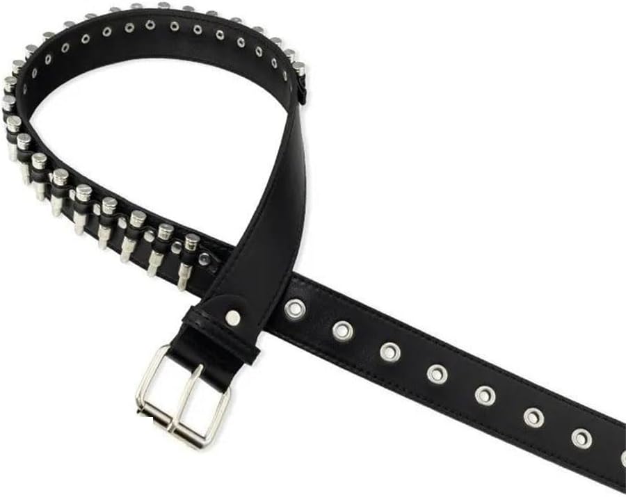Women Punk Rivet Belt Cosplay Style For Halloween Costume Dress Wear