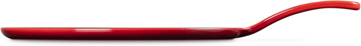 Le Creuset Enameled Cast Iron Traditional Round Crepe Pan, 10.25', Cerise