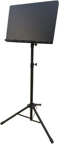 Extra Stable Metal Music Stand, Metal Folding Sheet Music Stand, Wide Tray, Strong Metal Tripod, Strongers Load Capacity, Music Stand with Phone Holder Microphone Holder,