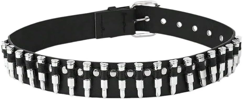 Women Punk Rivet Belt Cosplay Style For Halloween Costume Dress Wear