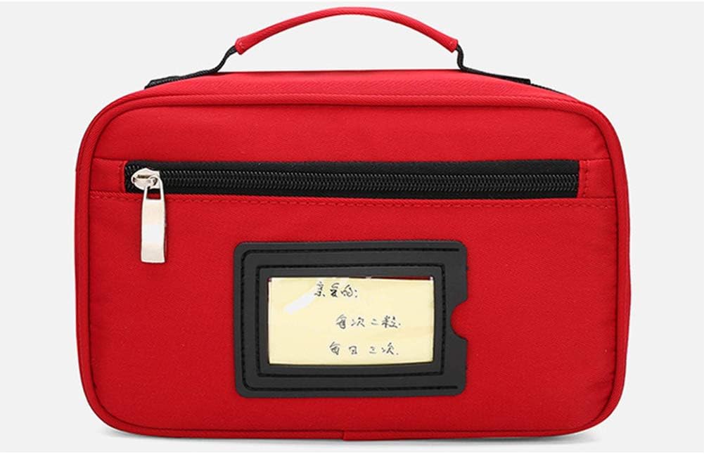First Aid Kit Waterproof Portable Small Medicine Cold Storage Box Insulin Insulation Bag for Home, Workplace, Car, Caravan, Travel, Camping, Hiking