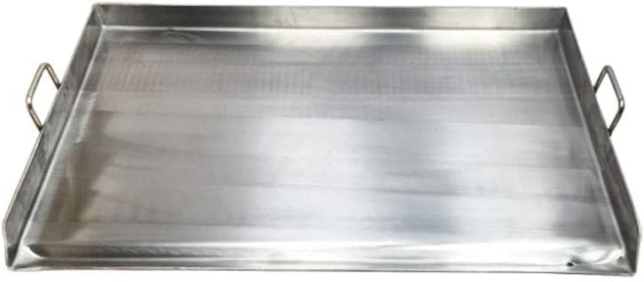 Heavy Duty 36' x 20' Stainless Steel Flat Top Griddle Grill Plancha for Triple Burner Extra Rib Double Bottom