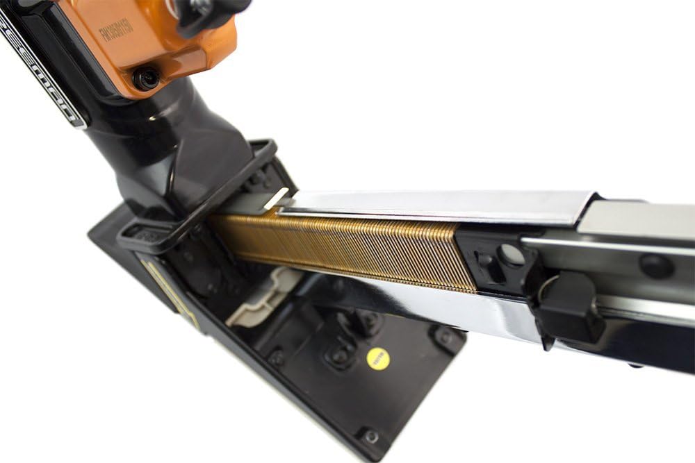 Freeman Lightweight Pneumatic 3-in-1 15.5-Gauge and 16-Gauge 2' Flooring Nailer/Stapler with Flooring Mallet and Interchangeable Base Plates | PDX50C