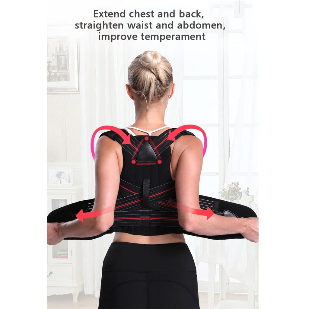 Adjustable Posture Corrector Back Support Shoulder Brace Correction Spine Postural Fixer Tape