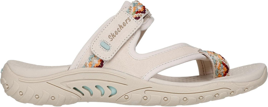 Skechers - Womens Reggae - Day-Dreamers Sneakers, Color Natural/Multi, Size: 10 M US