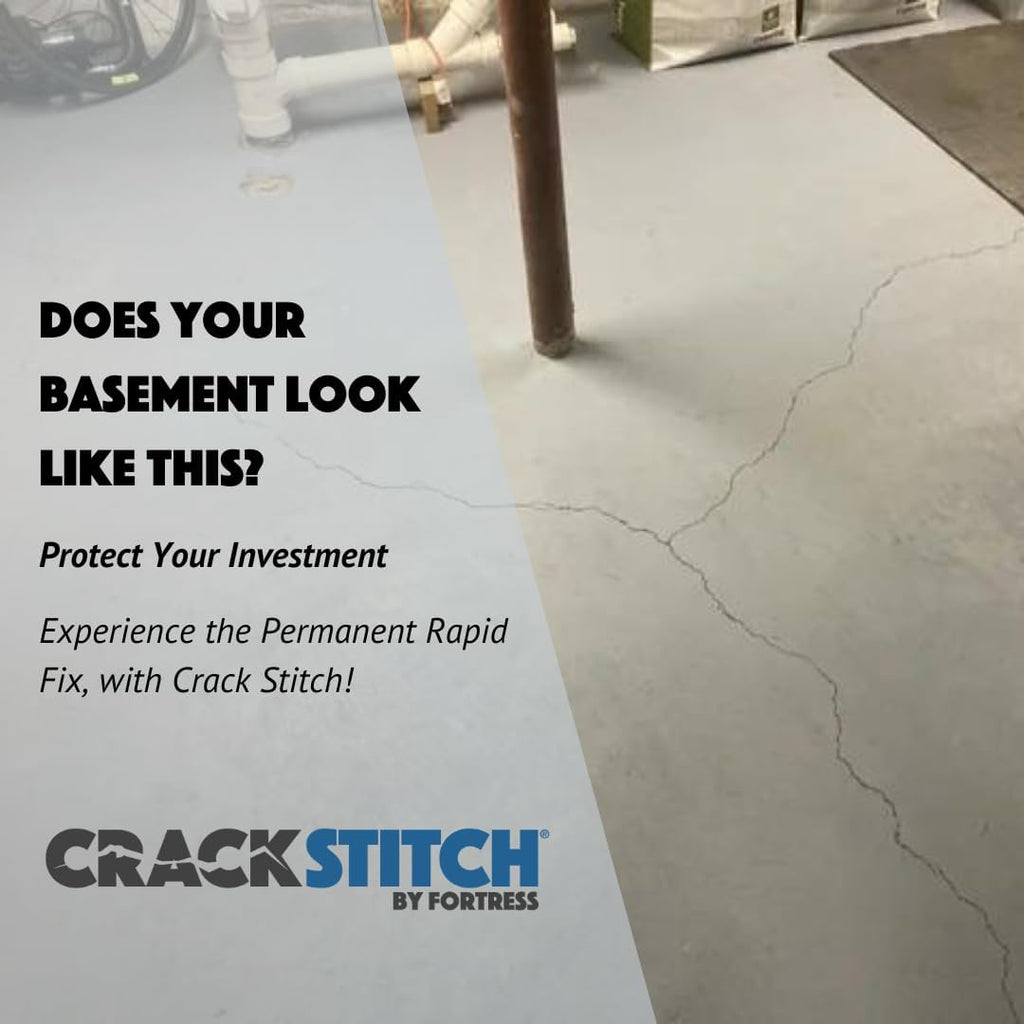 CrackStitch 15pk Concrete Crack Repair Kit|DIY Foundation Crack Repair|Basements, Garages, Pools, Floors, Wall & Block|Carbon Fiber/Kevlar Concrete Reinforcement