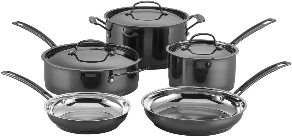 Cuisinart Mica Shine Stainless 8-pc. Cookware Set