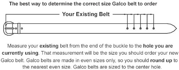 Galco Men's Sb3 Dress Holster Belt