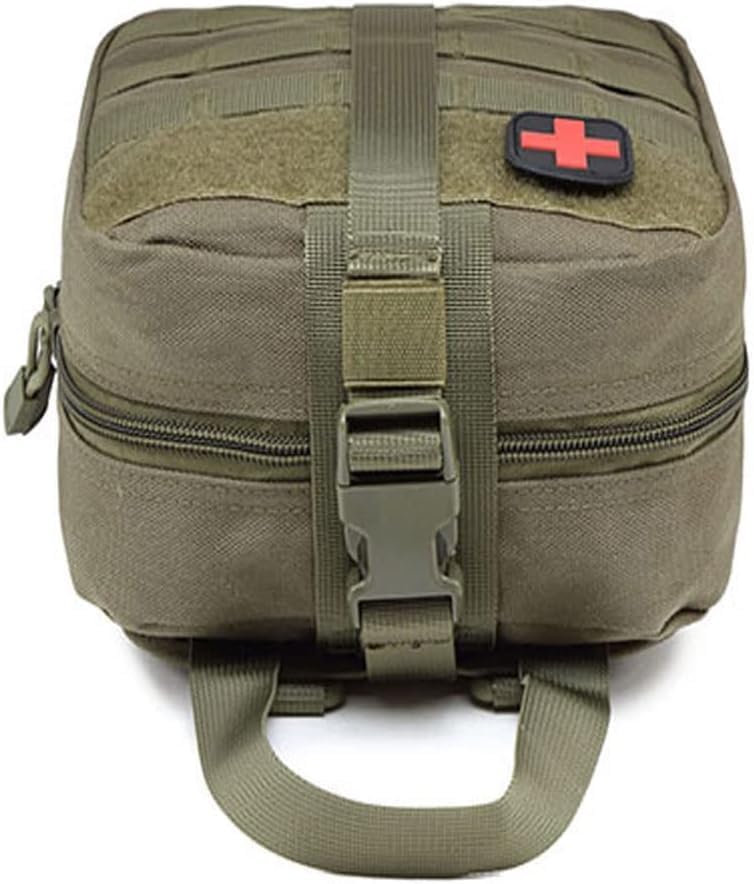 Medical Rescue Emergency Survival Kit, Small Portable First Aid Kit Bag,1000D Polyester Field Emergency Package, for Home(C)