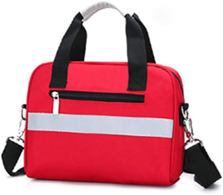 Waterproof First Aid Kit Bag, Compact Survival Insulin Cold Storage with Labeled Compartments for Home, Workplace, Car, Caravan, Travel, Camping, Hiking