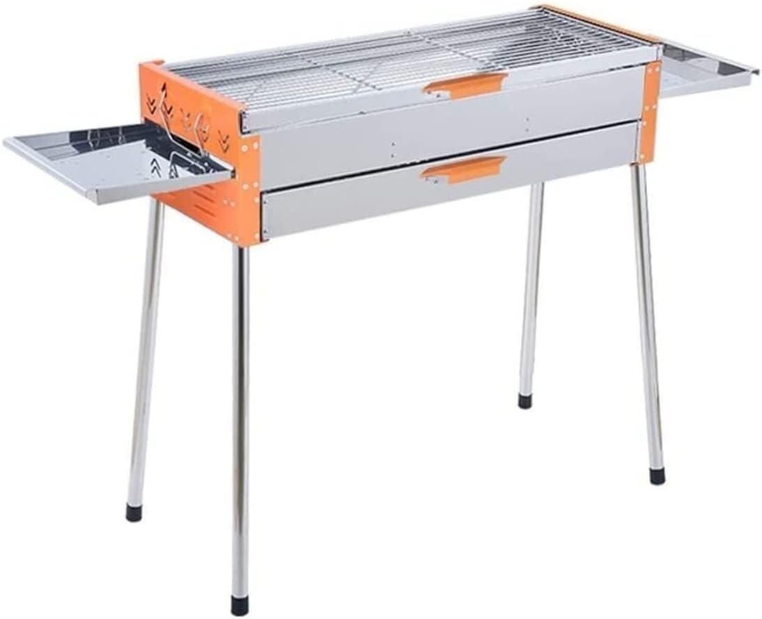 Bbq Grill Charcoal Grill Charcoal Stove Portable Barbecue Grill Stainless Steel Charcoal Grill Folding Grill Tabletop Outdoor Barbecue Grill Charcoal Griddle