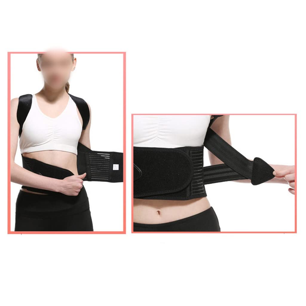 Adjustable Posture Corrector Back Support Shoulder Postural Fixer Tape Back Posture for Women Corset for Posture(S code)