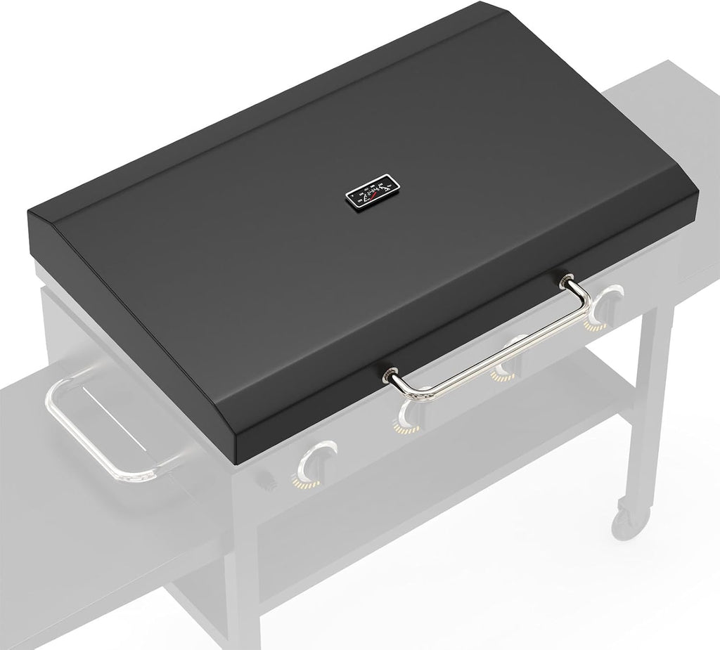 Upgrade Hinged Lid for Blackstone 36'' Griddle 1825 1565 1554 1560 1818 1836 1899 1923 2149 1841 1863 1866 2122 Flat Top Hard Cover Hood with Temperature Gauge for Most 36in Grill Griddle with Handle