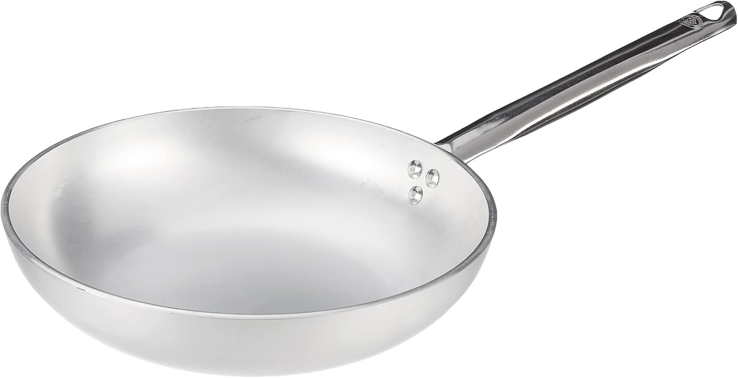 Pentole Agnelli Aluminium Professional 5 Mm. Radiant Saute Pan with 1 Handle, Diameter 28 Cm.