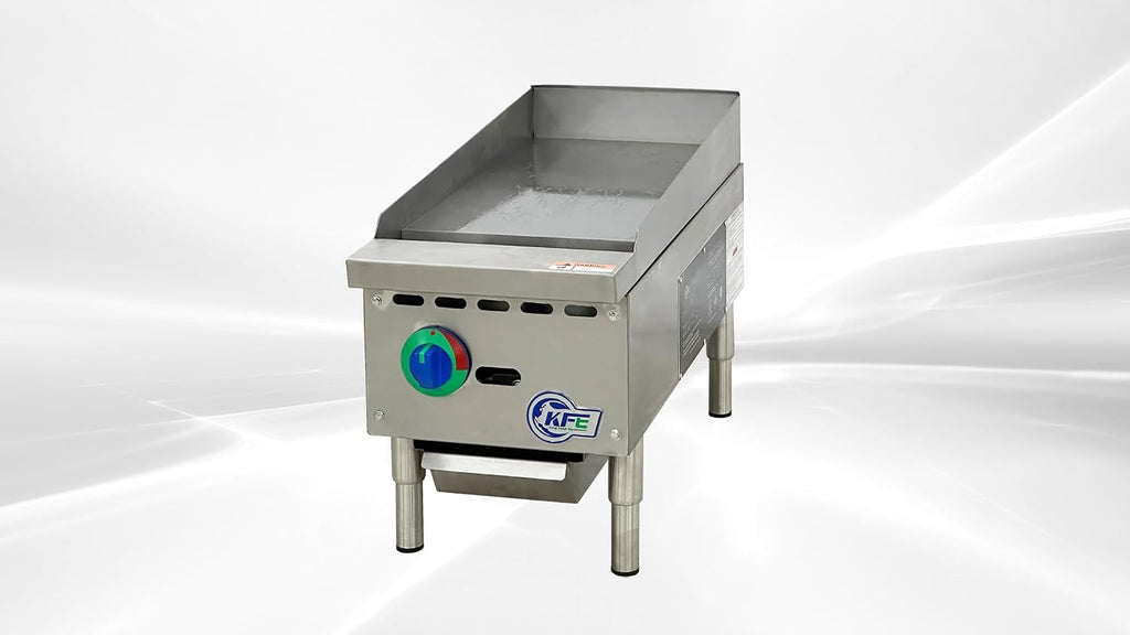 Commercial 12' gas heavy duty griddle ETL