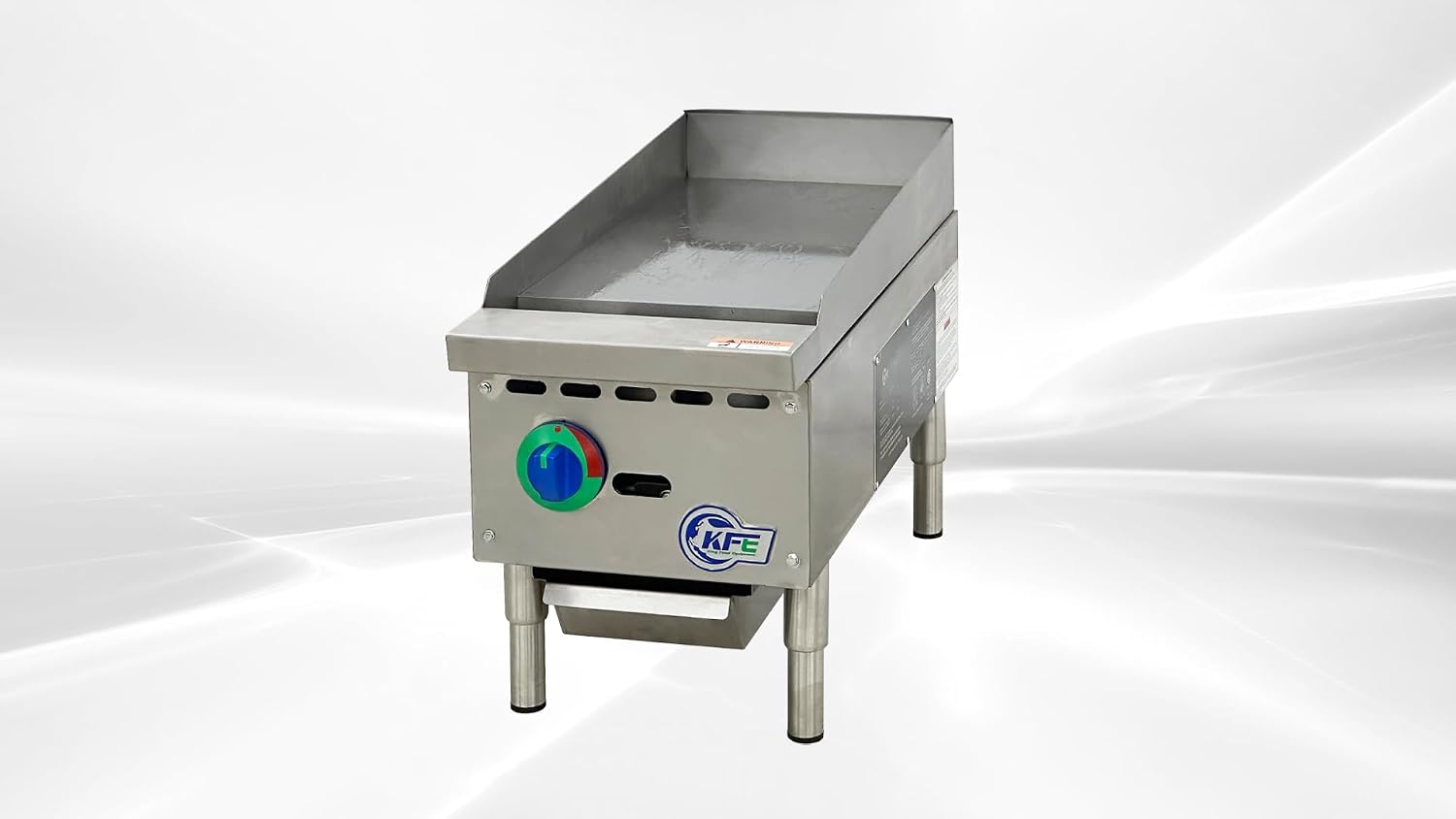 Commercial 12' gas heavy duty griddle ETL