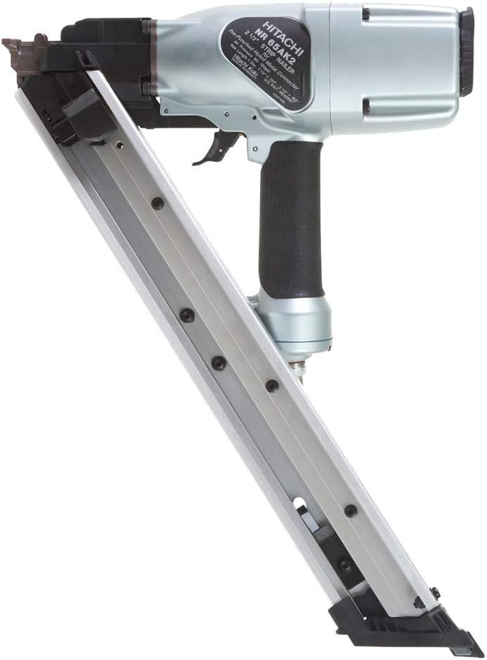 Hitachi NR65AK2 Strap-Tite Fastening System Strip Framing Nailer, 1-1/2' To 2-1/2 (Discontinued by the Manufacturer)