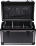 Portable First Aid Box Lockable 2 Layer Case Medicine Storage Aluminum kit Bag Large Adjustable Shoulder Strap