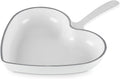 Le Creuset Enameled Cast Iron Traditional Heart Skillet, 10.25', White