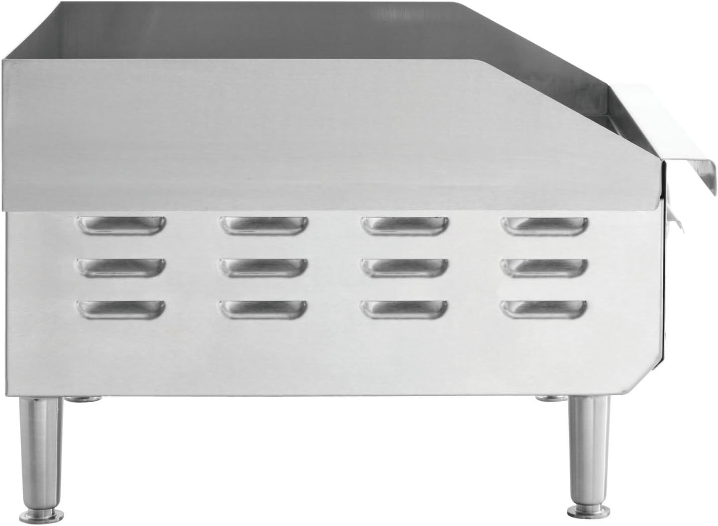 Kratos 16' Commercial Electric Countertop Griddle, Flat Top Stainless Steel Grill for Restaurants, 120V, 1750W (29M-005)