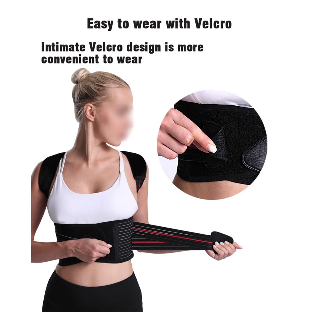 Adjustable Posture Corrector Back Support Shoulder Brace Correction Spine Postural Fixer Tape