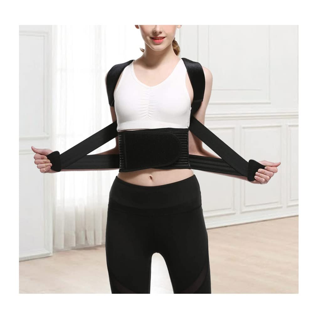 Adjustable Posture Corrector Back Support Shoulder Postural Fixer Tape Back Posture for Women Corset for Posture(S code)