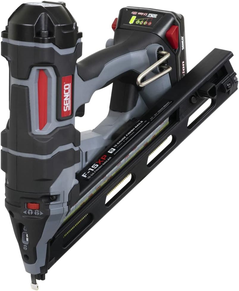 SENCO 10L0001N Fusion F-15XP 18V Lithium-Ion 2-1/2 in. Cordless 15 ga. Finish Nailer (1.5 Ah)
