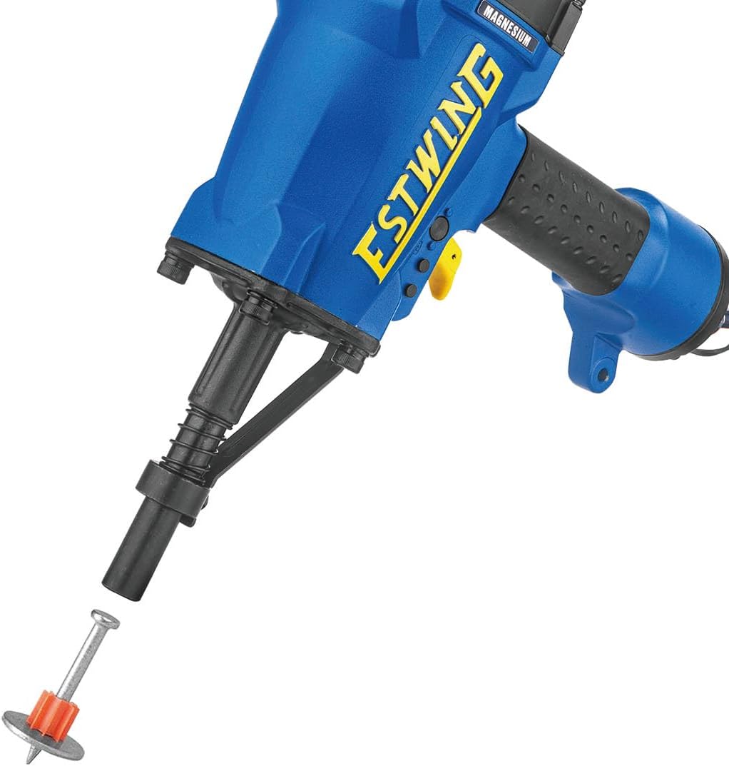 Estwing ESSCP Pneumatic 3' Single Pin Concrete Nailer with 1/4' NPT Industrial Swivel Fitting and Bag