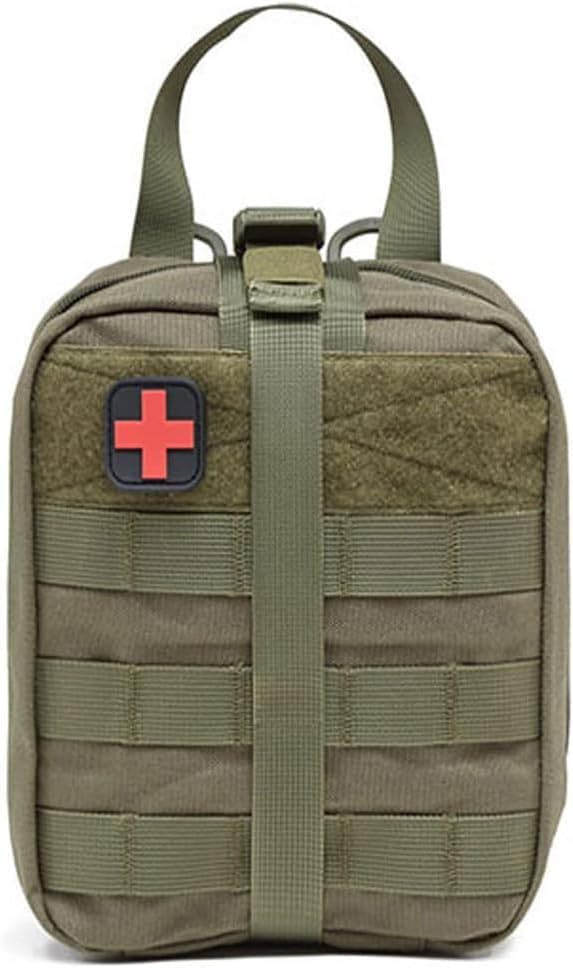 Medical Rescue Emergency Survival Kit, Small Portable First Aid Kit Bag,1000D Polyester Field Emergency Package, for Home(C)