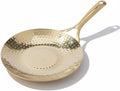 P•TAL Brass Roti Tawa 10' (25.4 cm) Teflon Free Non-Toxic Tawa for Roti with Insulated Heat Resistant Handle