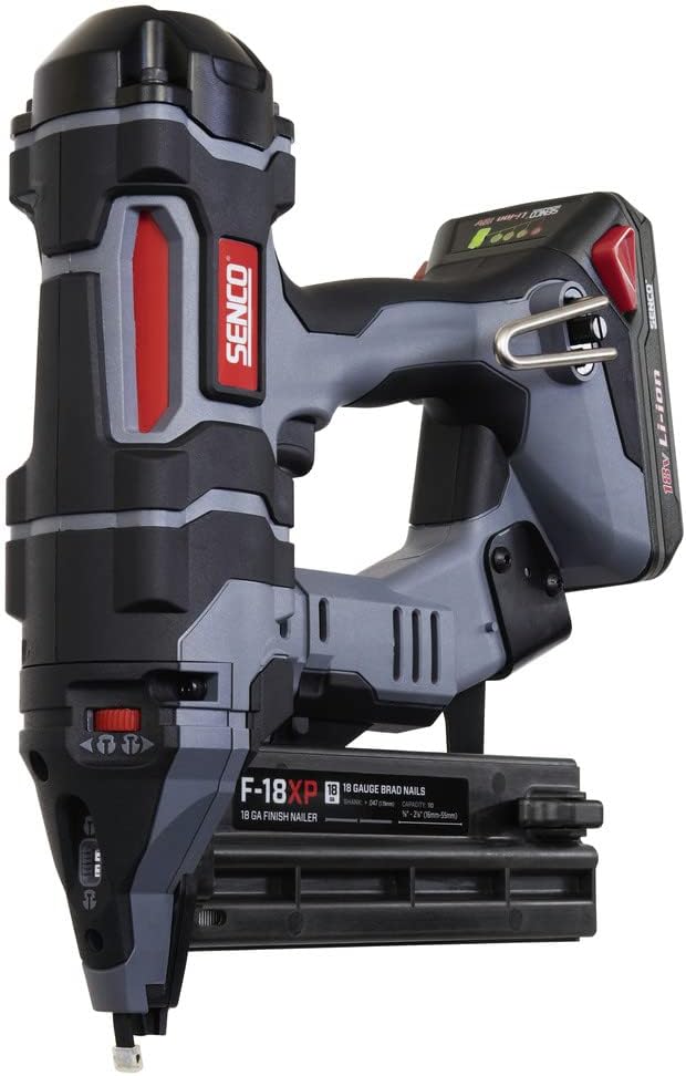 SENCO 10M0001N Fusion F-18XP 18V Lithium-Ion 2-1/8 in. Cordless 18 ga. Brad Nailer (1.5 Ah)