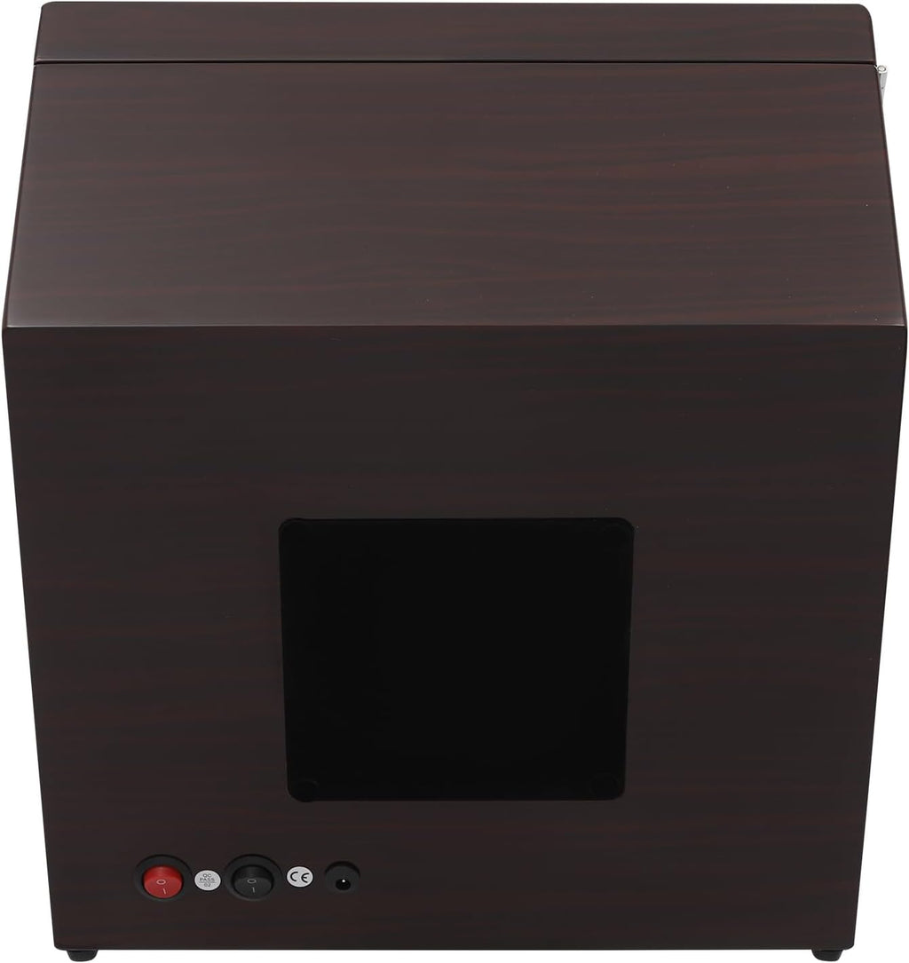 Automatic Watch Winder Display Case - 8 Winders + 5 Pillows, 4 Rotation Mode Luxury Watch Storage Box with Interior Light and Silent Motor for Man/Woman's Watches