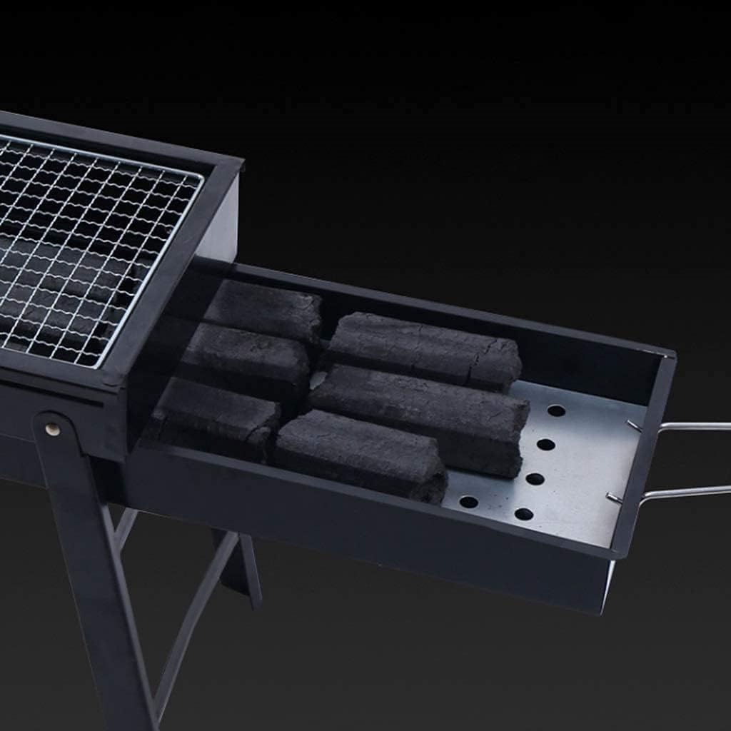 Bbq Grill Charcoal Grill Charcoal Stove BBQ Grill Tabletop Stainless Steel Portable Foldable Charcoal Grill For Outdoor Cooking Picnic Barbecue Grill Charcoal Griddle
