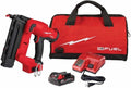 2746-21CT Power Brad Nailers for Milwaukee M18 Fuel 18 Gauge Brad Nailer Kit - Red