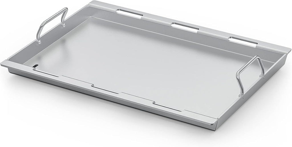 Stanbroil Full Size Griddle Insert for Weber Spirit 300, Spirit 400 Series Gas Grill, Flat Top Grill Griddle Insert for Weber Spirit 310 315 320 330 335 425 435, Stainless Steel