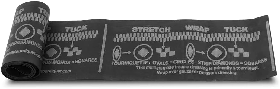 SWAT-T Tourniquet Black 10 Pack, Emergency First Aid Equipment for Massive Hemorrhage Control, Made in The USA